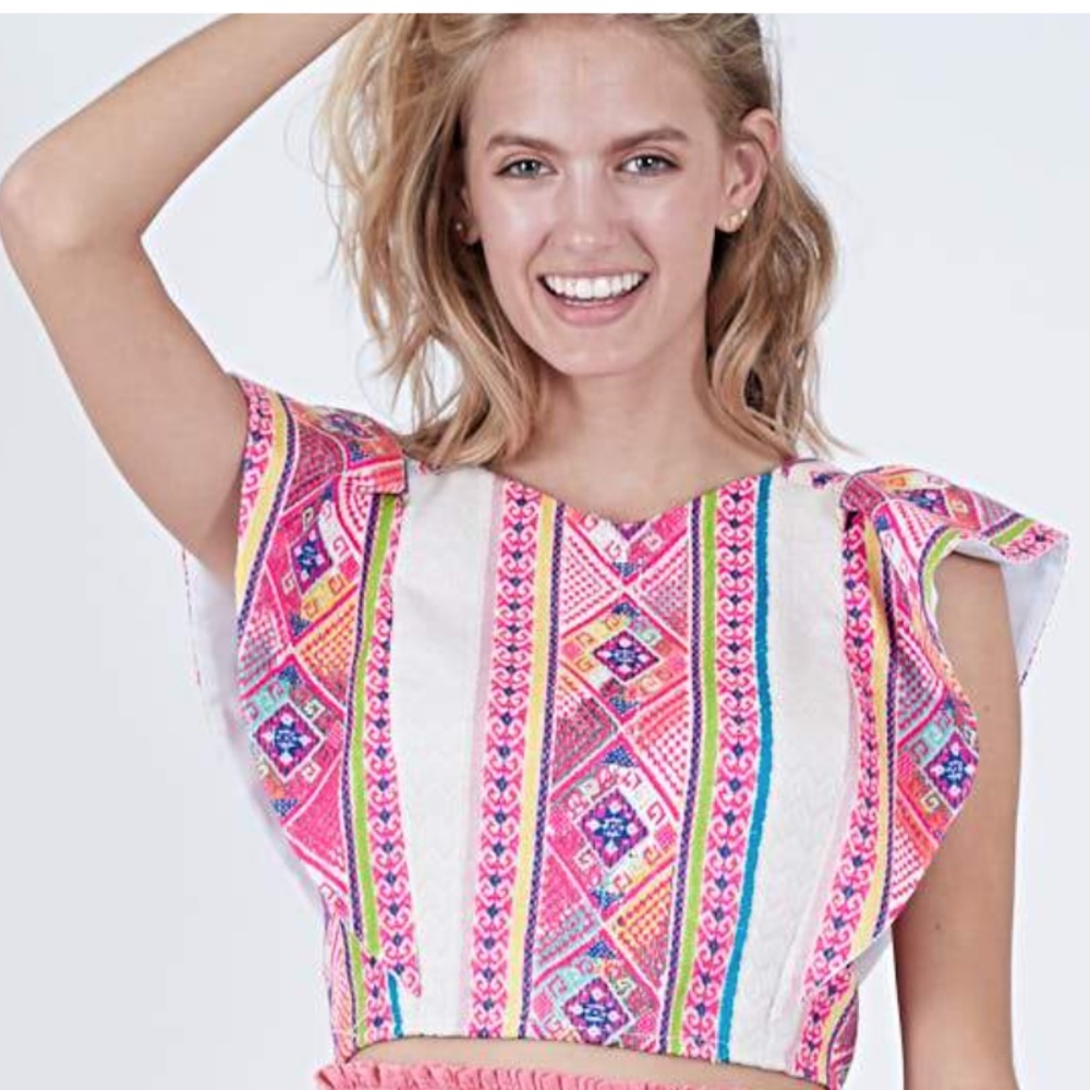 CECILIA TOP - PINK DIAMOND GLOW